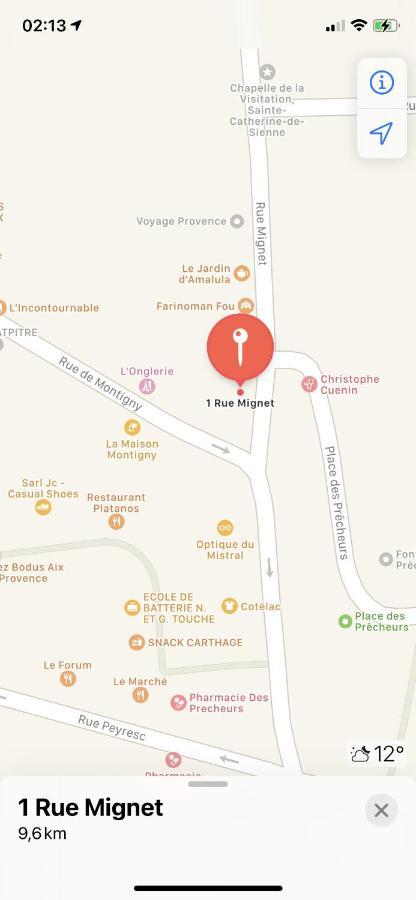 Le Petit Marius Leilighet Aix-en-Provence Eksteriør bilde
